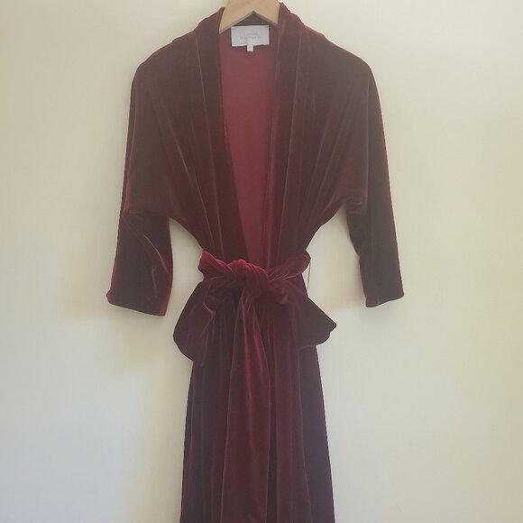 Luisa Beccaria Luisa Wrap Velvet Dress - Picture 6 of 8